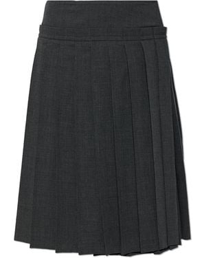Ami Paris Wool Skirt - Black