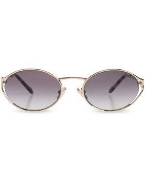 Miu Miu 'A2Ys' Sunglasses - Metallic