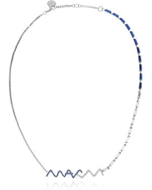 Marni Brass Necklace - Blue
