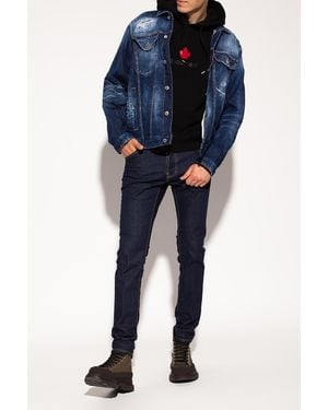 DSquared² Hoodie With Logo - Blue