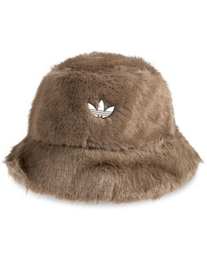 adidas Originals Hat With Logo - Brown