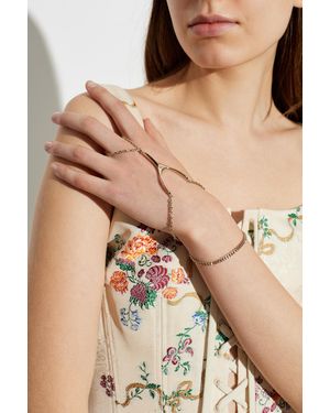 McQueen Bracelet With A Pendant - Natural