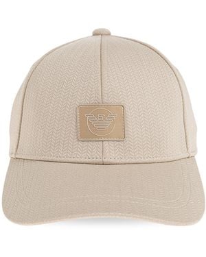 Emporio Armani Baseball Cap - Natural