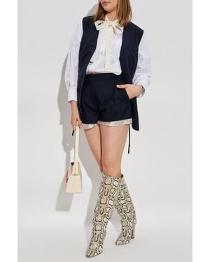 Marni Raw-Hem Shorts - Blue