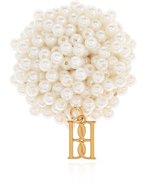 By Malene Birger 'Helea' Brooch - White