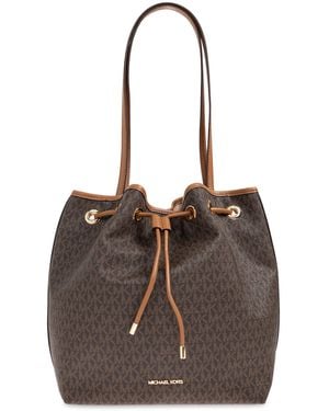 MICHAEL Michael Kors 'Bucket' Type Bag - Brown