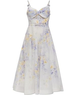 Zimmermann Dress With Floral Pattern - White