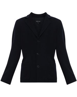 Giorgio Armani Wool Blazer - Blue