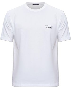 Comme des Garçons T-Shirt With Printed Logo - White