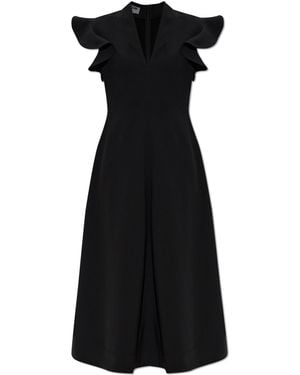 Moschino V-Neck Dress - Black