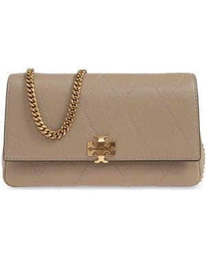 Tory Burch Wallet On A Chain 'Charlie' - Brown