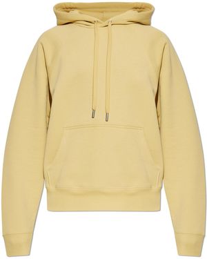 Ami Paris Sweatshirt With Logo - Yellow