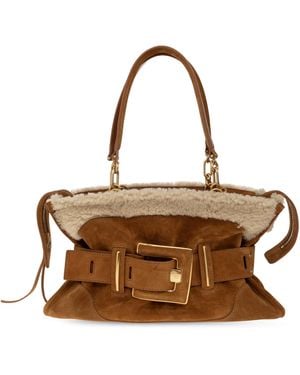 Balmain "Anthem Medium" Bag - Brown