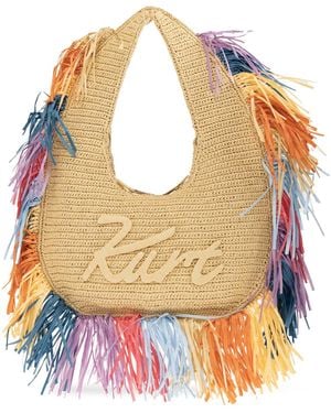 Kurt Geiger Shoulder Bag 'Kurt Large' Hobo Type - Natural
