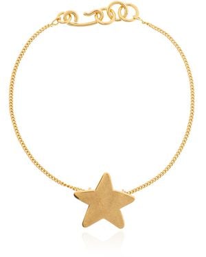 Jil Sander Bracelet With Pendant - Metallic