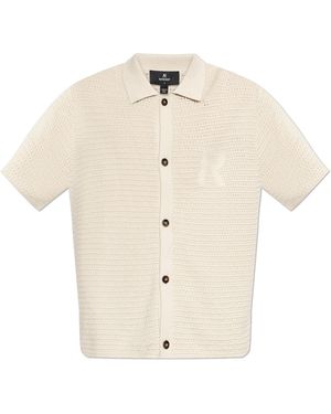 Represent Short-Sleeved Cardigan - Natural