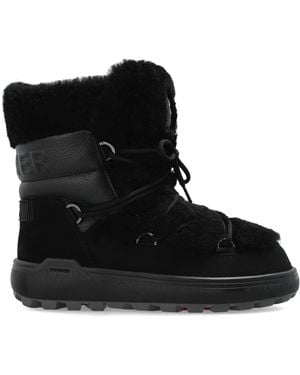 Bogner Leather Snow Boots 'Chamonix' - Black