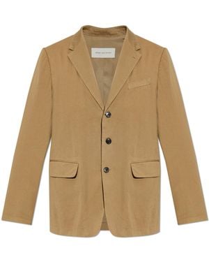 Dries Van Noten Cotton Blazer - Natural