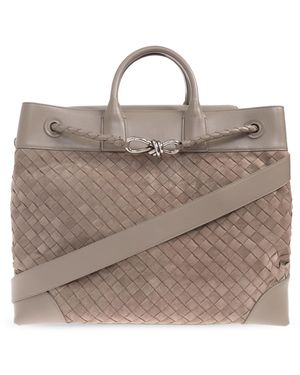 Bottega Veneta 'Andiamo' Shopper Bag - Natural