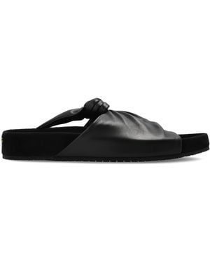 Lanvin "Cocoon" Slides - Black