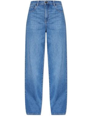 Emporio Armani High-Waisted Jeans - Blue