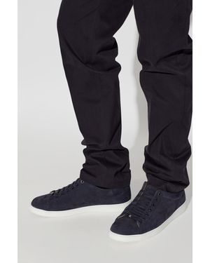 Brioni Suede Sports Shoes - Black