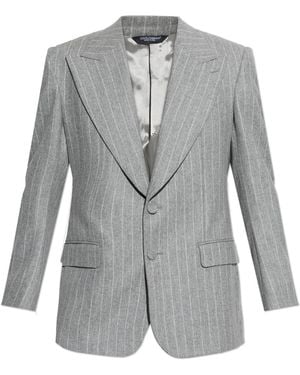 Dolce & Gabbana Wool Blazer - Grey