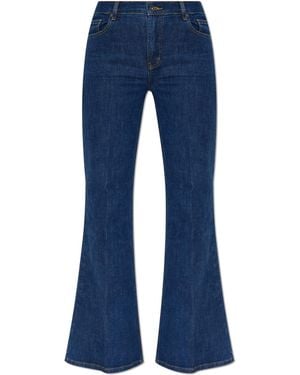 Self-Portrait Jeans With Flared Legs - Blue