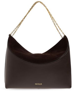Neous Shoulder Bag "Pavo West" - Brown