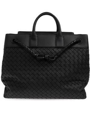 Bottega Veneta "Andiamo" Cabin Bag - Black