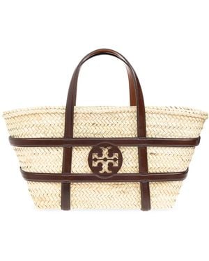 Tory Burch 'Ella' Shopper Bag - Natural