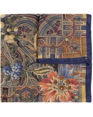 Etro Scarf With Print - Blue