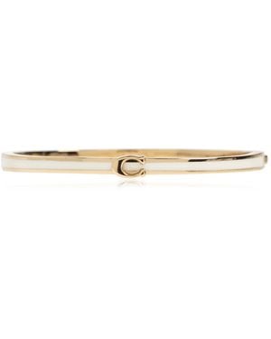COACH Bracelet With Logo - Metallic