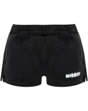 MISBHV Shorts With Printed Logo - Black