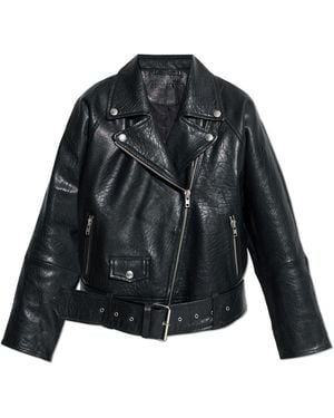 Stand Studio Leather Jacket "Romy" - Black