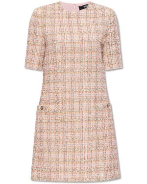 Versace Tweed Dress - Pink
