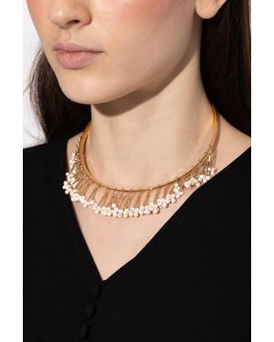 Isabel Marant Necklace With Decorative Stones - Black