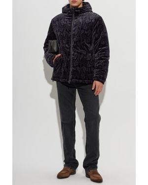 Etro Oversized Velour Jacket - Black