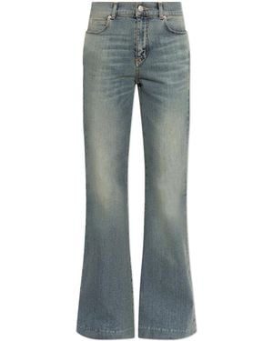McQueen Flared-Leg Jeans - Blue