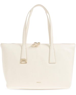 Furla "Olivia Medium" Shopper Bag - Natural