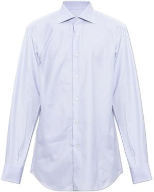 Brioni Shirt With Pocket - White