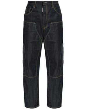 DSquared² Wide-Leg Jeans - Black