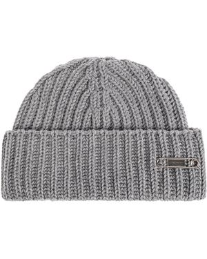 Givenchy Wool Hat With Applique - Grey