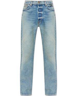 Rhude Jeans With 'Vintage' Effect - Blue