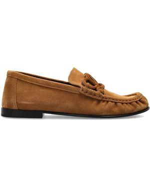 Loewe 'Double L' Loafers - Brown