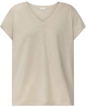 Hanro Lingerie T-Shirt From The 'Natural Shirt' Collection