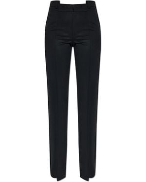 Vetements Trousers With Stitching On The Legs - Black