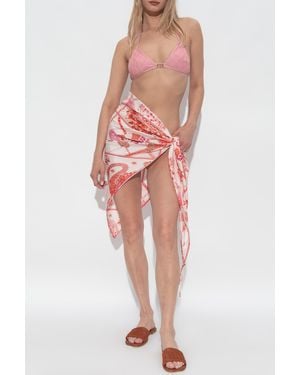 Ferragamo Silk Pareo - Red