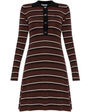 Ganni Wool Dress - Red