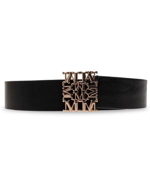 Max Mara 'Sumero' Leather Belt - Black